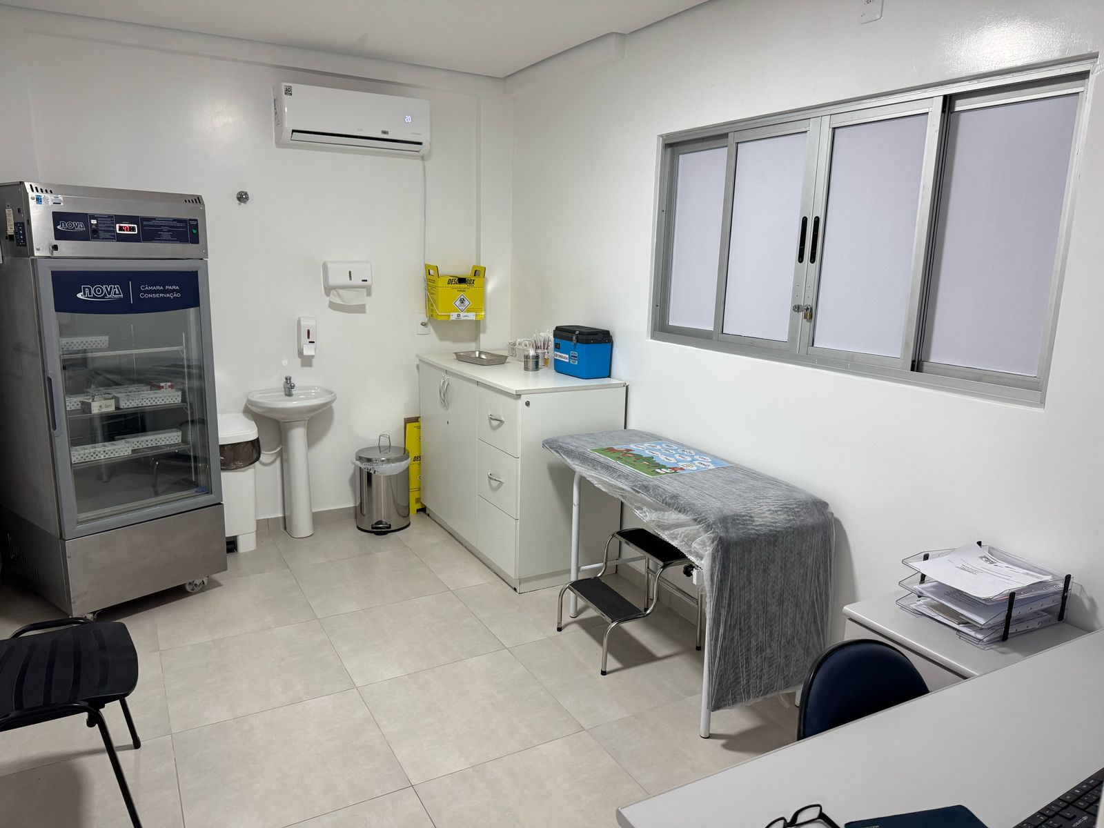 Imagem JPG, Sala de Vacinação da Enseada é reaberta após reformas