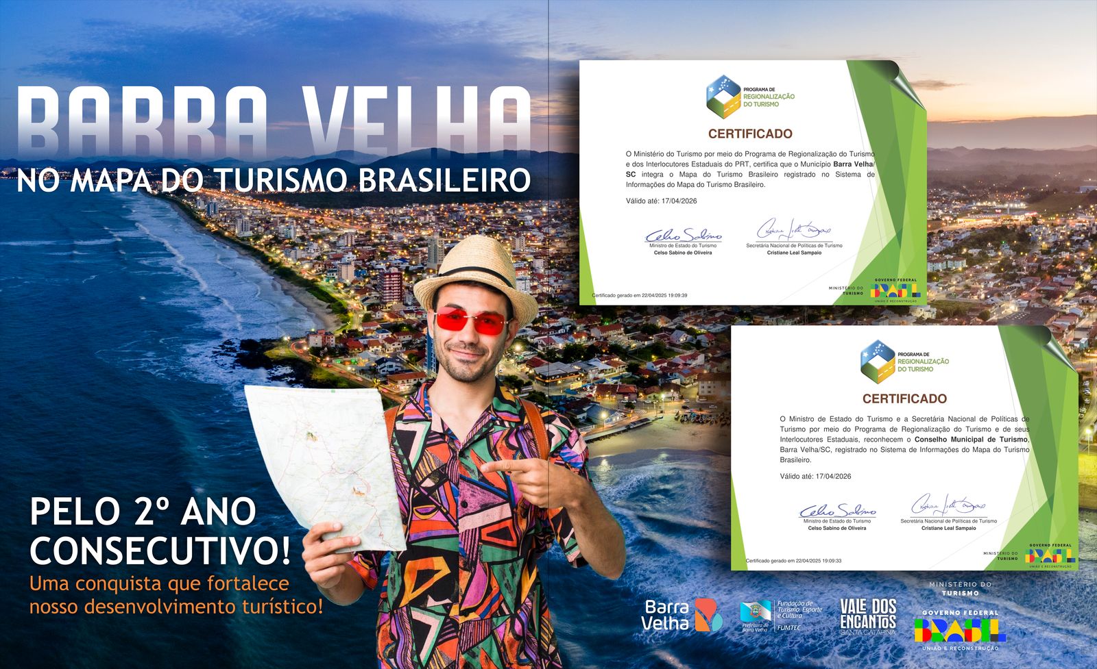 Imagem JPG, É Oficial: Barra Velha está no 2?  ano consecutvo no Mapa de Turismo Brasileiro