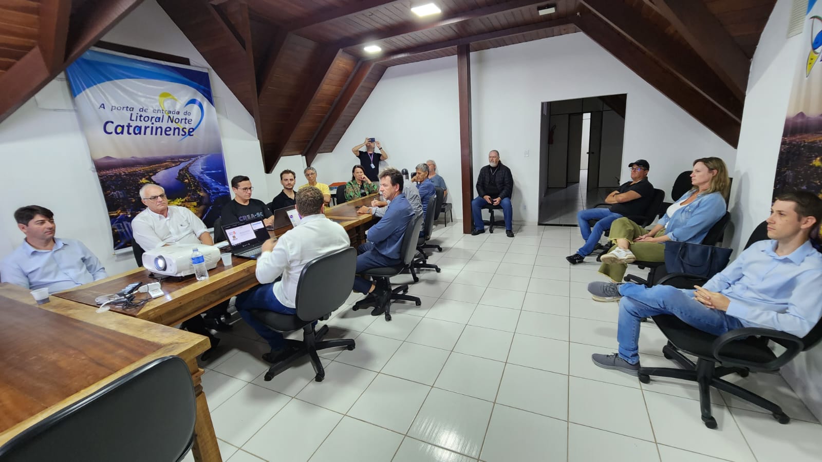 Imagem JPG, Reunião  Itinerante da Inspetoria do CREA Itajaí  é  Realizada em Barra Velha 