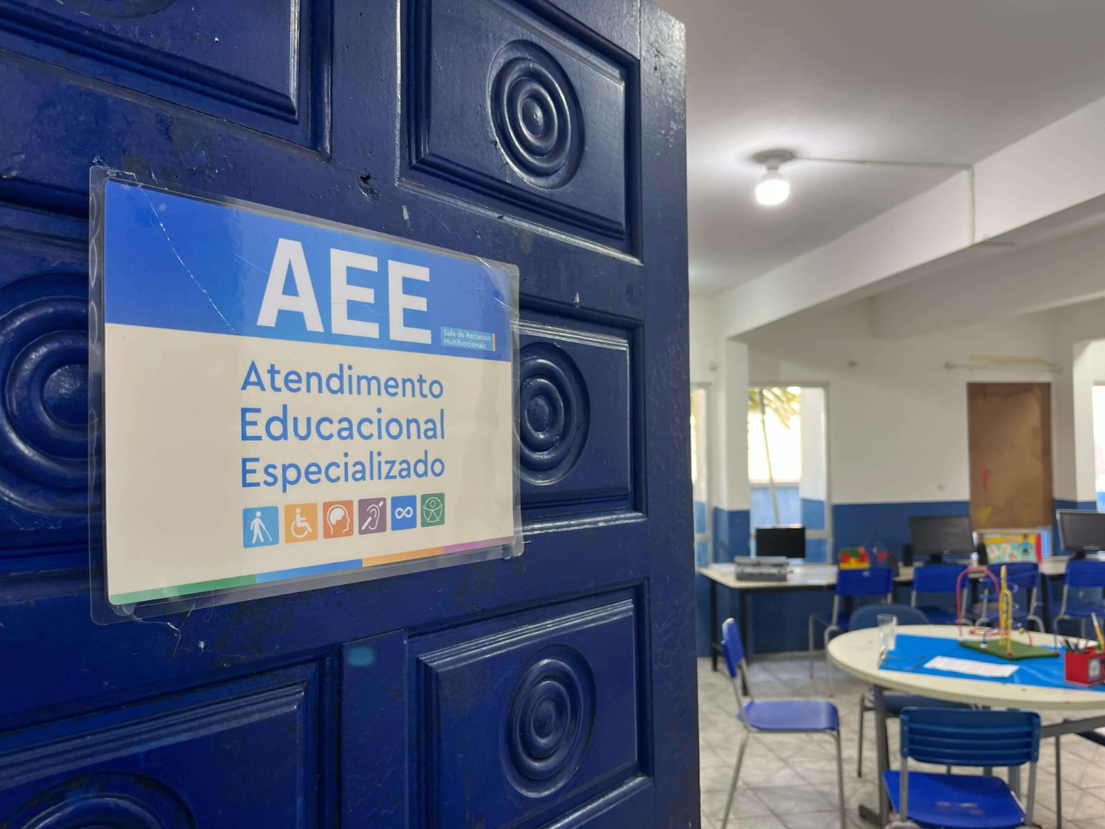 Imagem JPG, Educação de Penha retoma atendimento de alunos com deficiência em salas de recursos no contraturno escolar