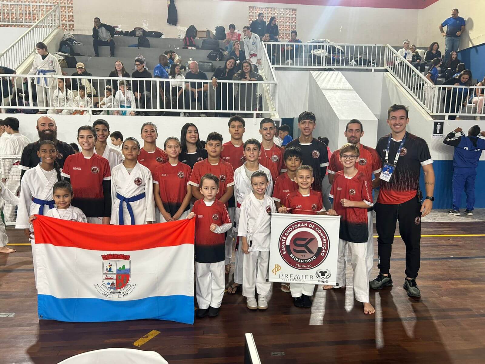 Imagem JPG, Seletiva do Campeonato Estadual de Karatê reuniu 150 atletas em Penha no último sábado (24)