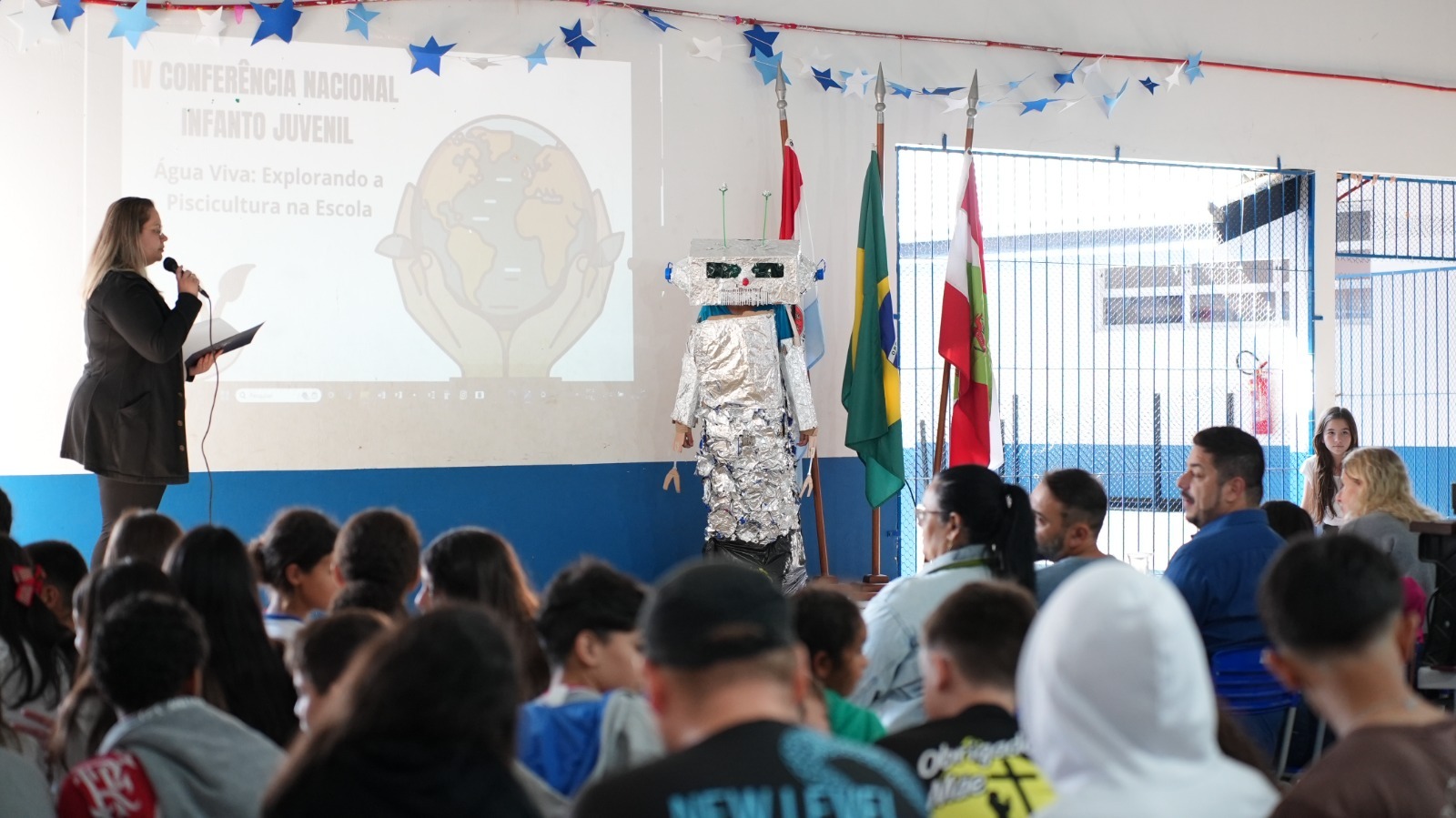 Imagem JPG, Conferência Infantojuvenil pelo Meio Ambiente: Escola João Batista da Cruz sedia etapa municipal