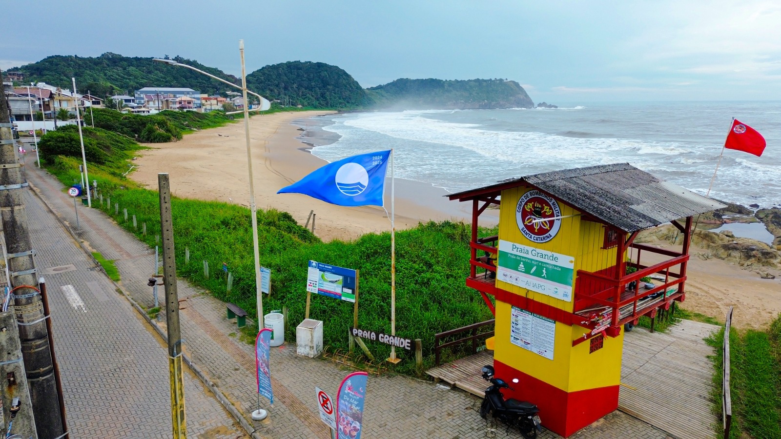 Imagem JPG, Quatro praias de Penha são pré-aprovadas para hastear a Bandeira Azul