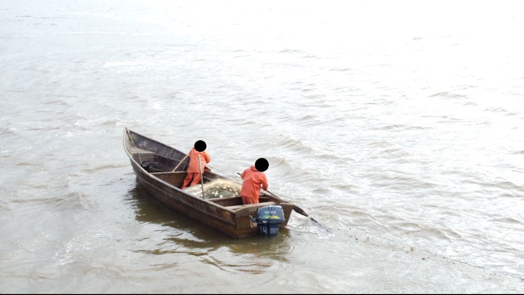 Imagem JPG, Operação da Fundema na Barra do Itapocú intensifica  à pesca ilegal na temporada da tainha