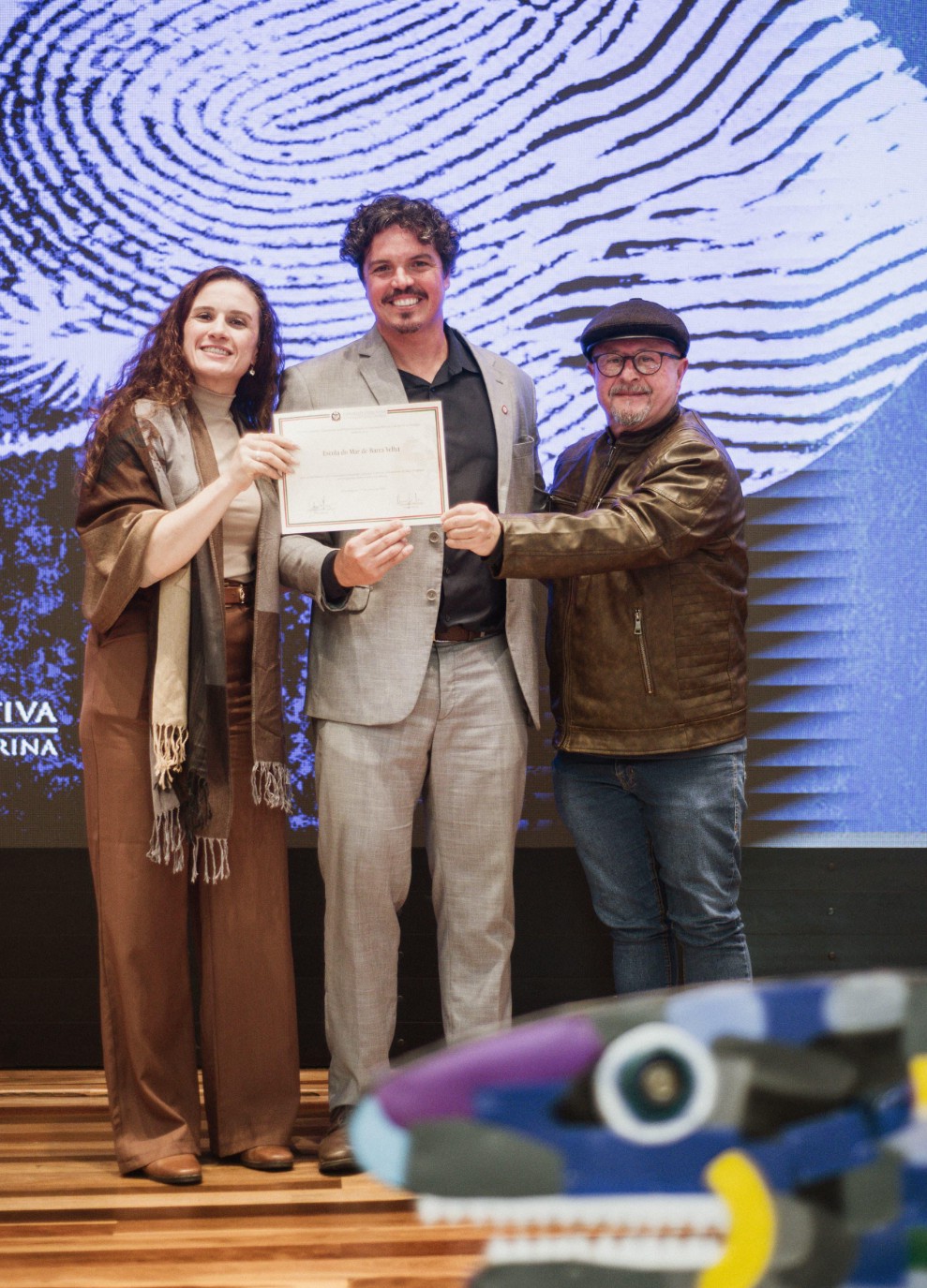 Imagem JPG, Escola do Mar de Barra Velha recebe homenagem na Assembleia Legislativa