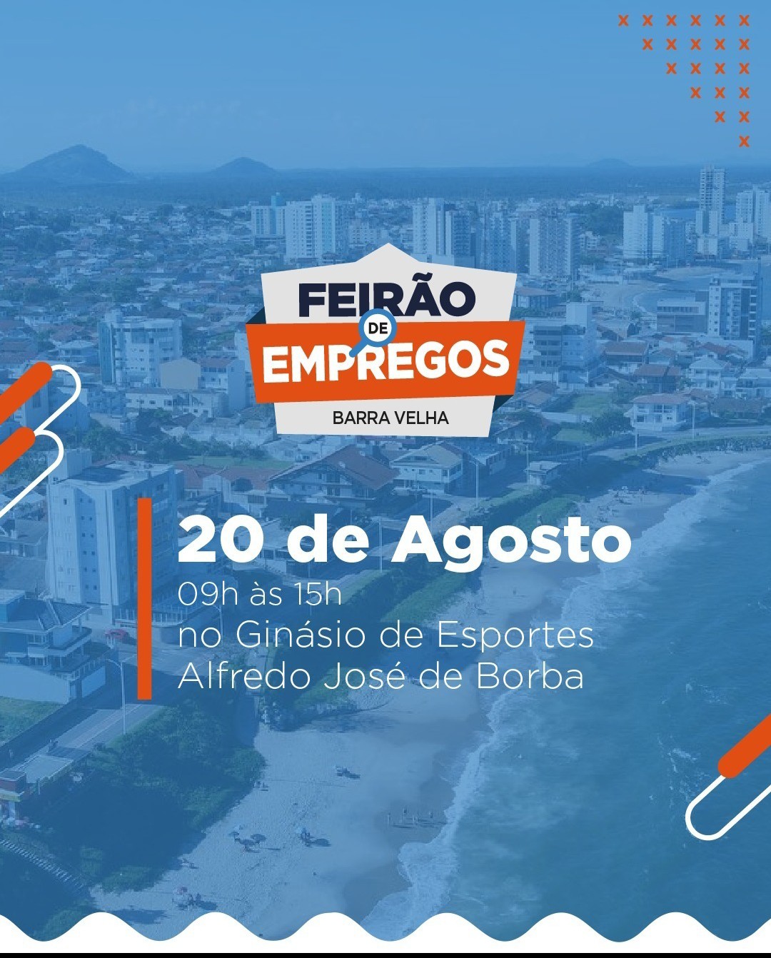 Imagem JPG, Feirão de Empregos de Barra Velha é remarcado para 20 de agosto e promete oportunidades para a comunidade