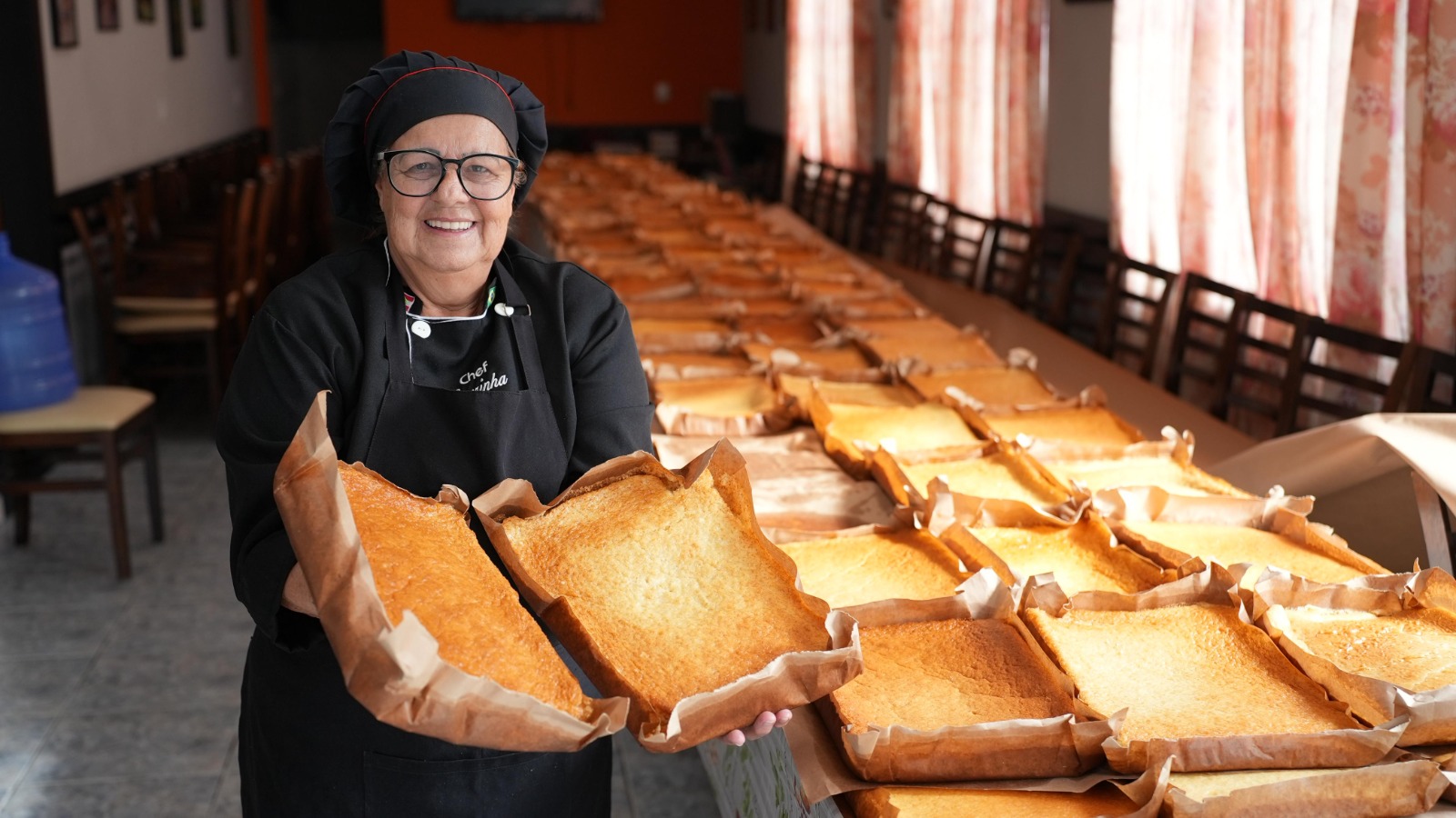 Imagem JPG, Festa de 67 anos de Penha: Chef Laurinha prepara bolo artesanal com 300 quilos