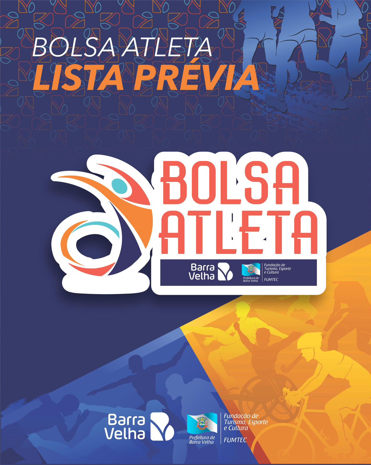 Imagem JPG, A FUMTEC DIVULGA A LISTA PRÉVIA DO PROGRAMA BOLSA ATLETA 2025!