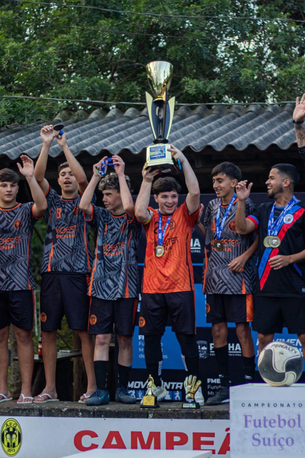 Imagem JPG, Campeonato de Futebol Suíço: Manchester Penha e Santa Lídia são campeões do Sub 15 e Master
