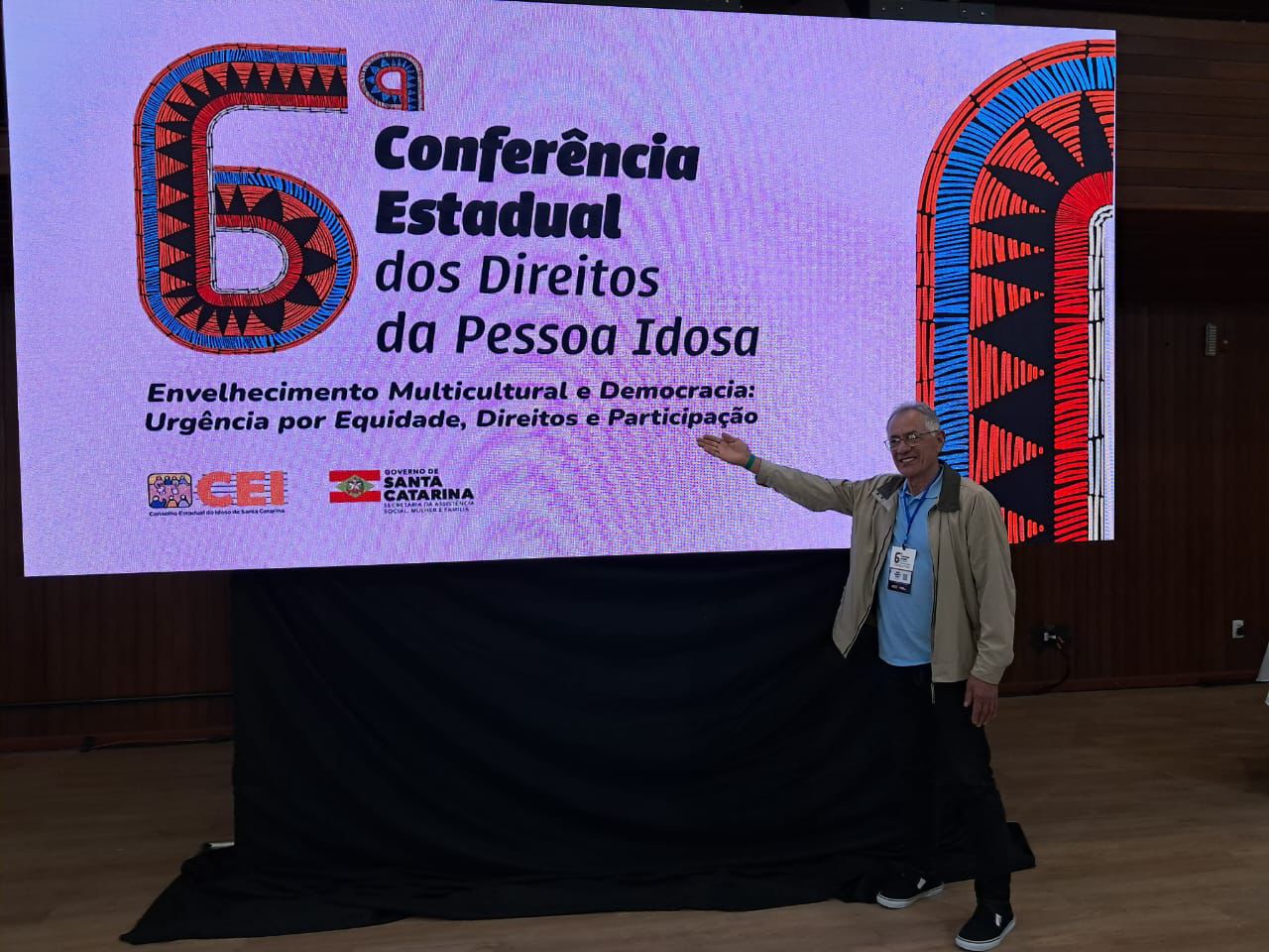 Imagem JPG, Barra Velha presente na Conferência Estadual dos Direitos da Pessoa Idosa