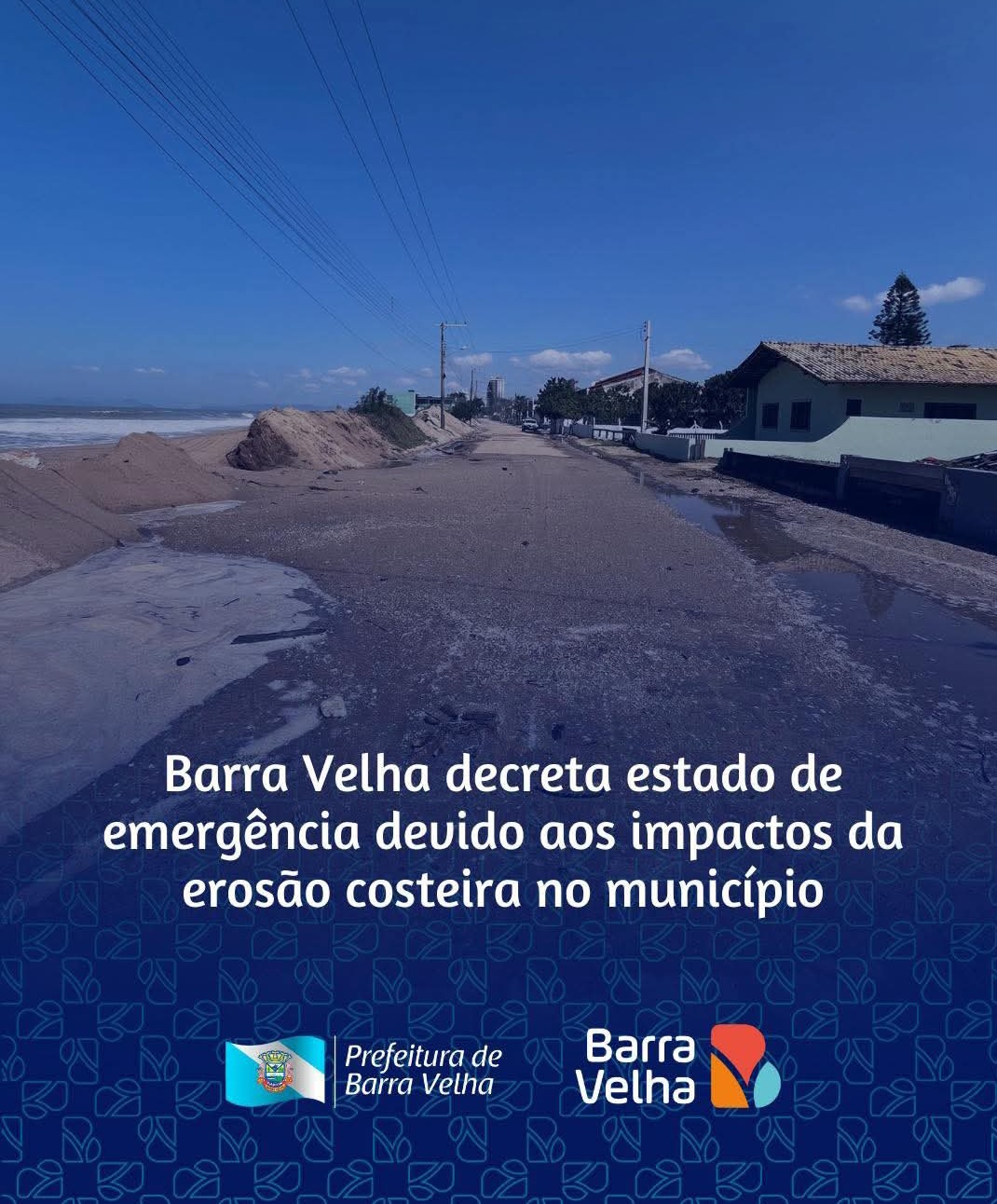 Imagem JPG, BARRA VELHA DECRETA ESTADO DE EMERGÊNCIA DEVIDO AOS IMPACTOS DA EROSÃO COSTEIRA NO MUNICÍPIO