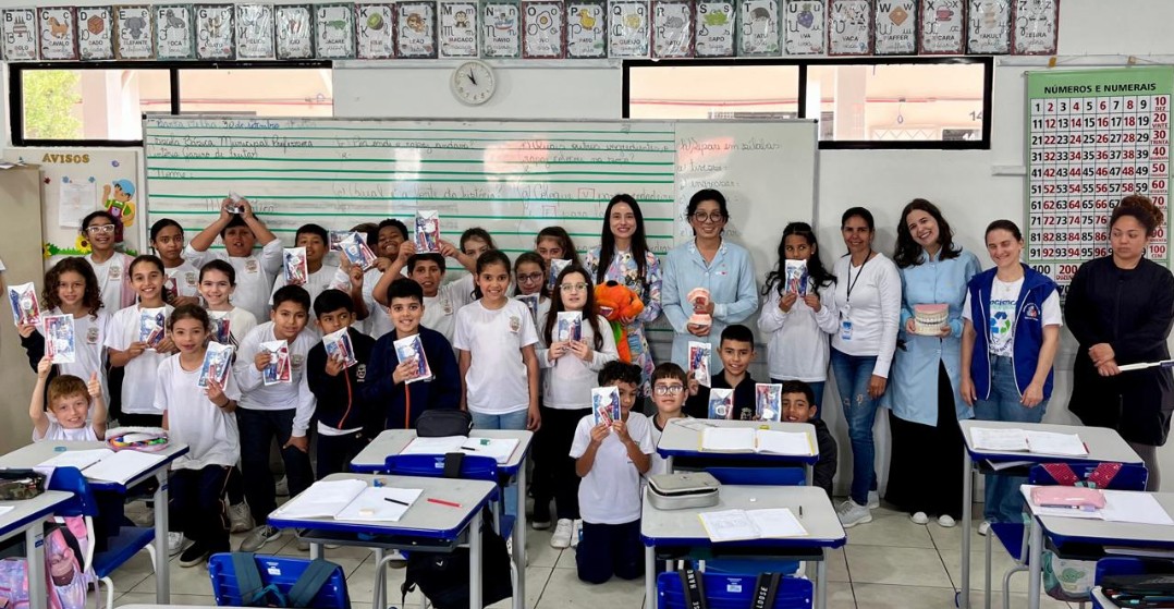 Imagem JPG, Equipes de saúde bucal levam cuidado odontológico para as escolas de Barra Velha