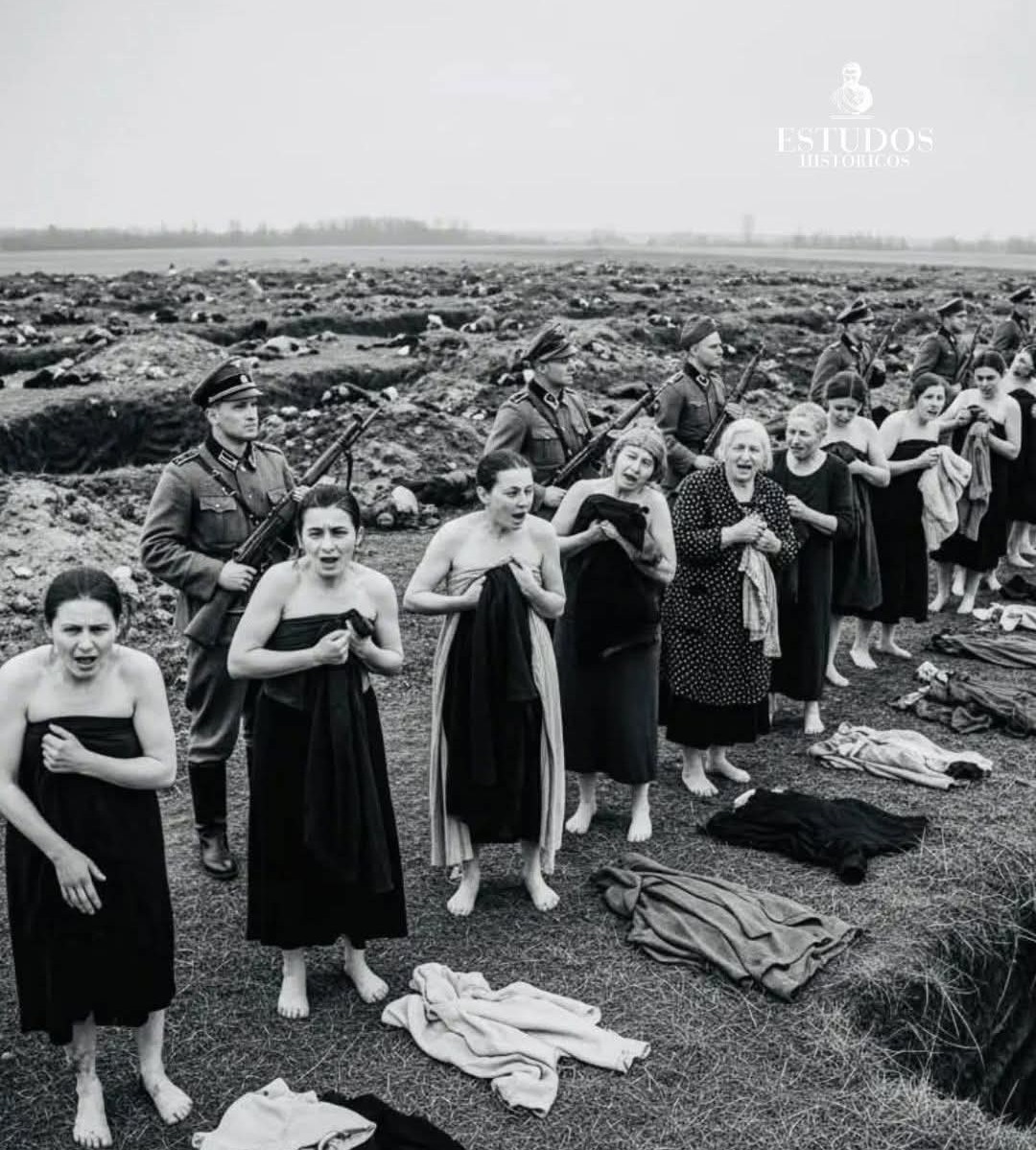 Imagem JPG, O massacre de Babi Yar, ocorrido em dois dias de setembro de 1941, foi um dos atos mais brutais e aterrorizantes do holocausto da segunda guerra