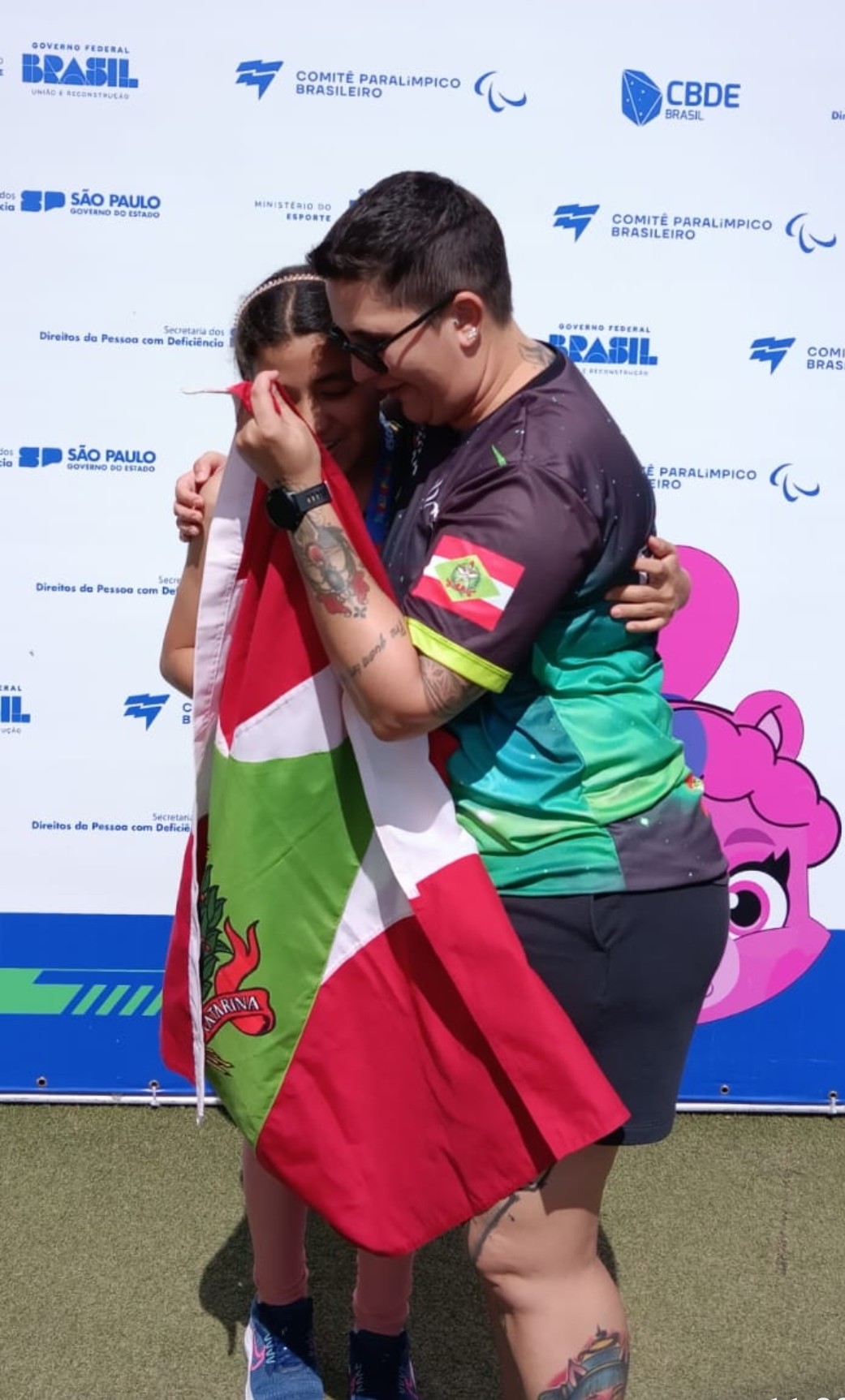 Imagem JPG, Barra Velha , linda participação.  Barra Velha é ouro nas Paralimpíadas Escolares 2025